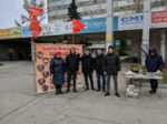 Новосибирские коммунисты провели пикет к юбилею Ленинского комсомола